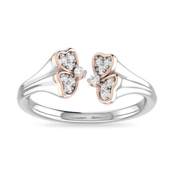 Wings Open Moissanite Diamond Fashion Ring