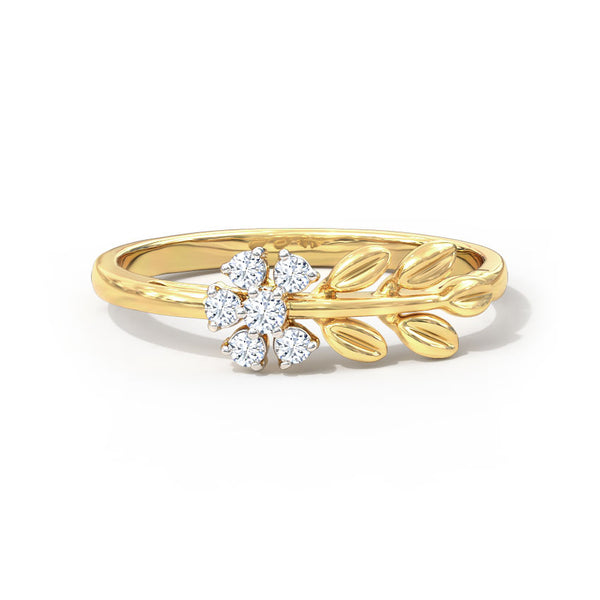 Marigold Moissanite Diamond Ring