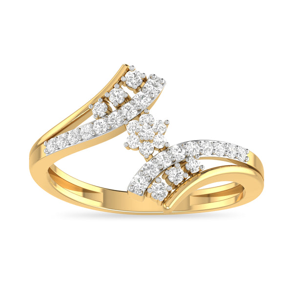 Geileis Moissanite Diamond Cocktail Ring