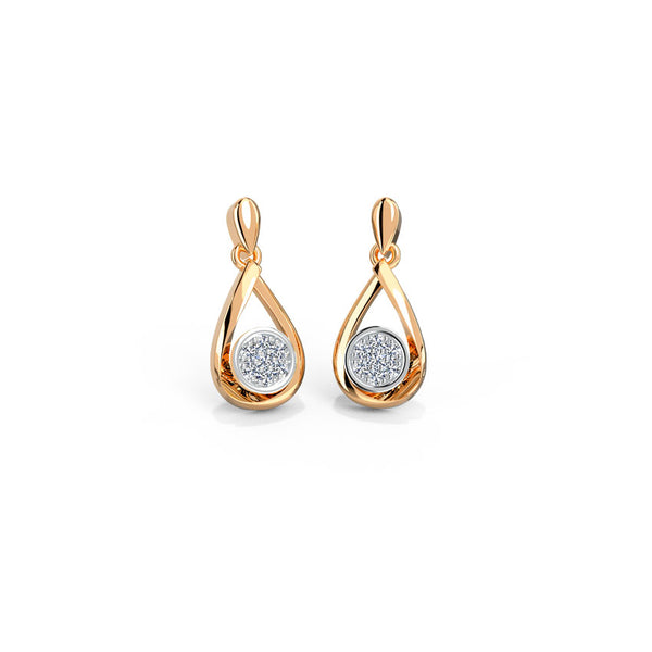 Charvi Moissanite Diamond Drops Earrings