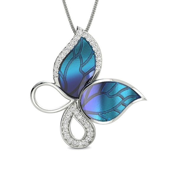 Mesmerize Butterfly Moissanite Diamond Pendant