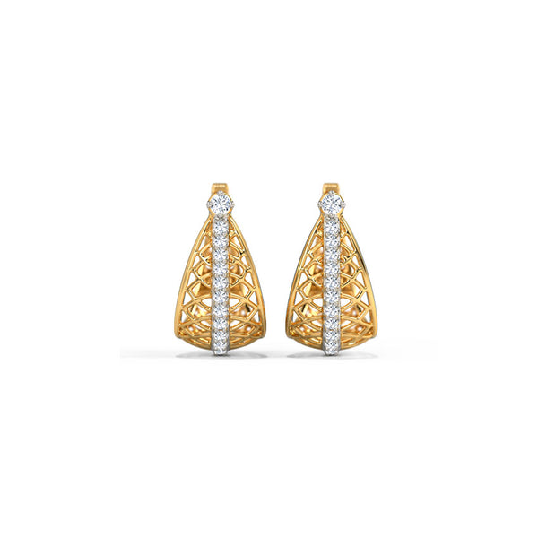 Amolika Moissanite Diamond Hoops Earrings