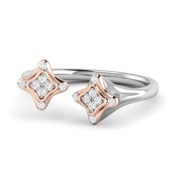 Alexis Open Moissanite Diamond Ring