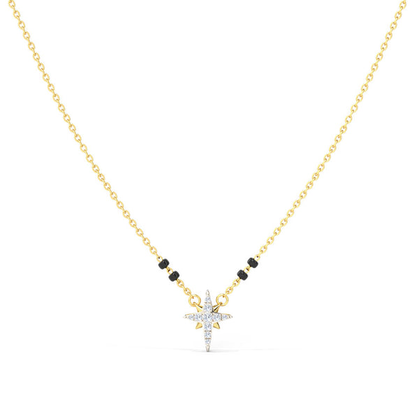 Rutve Moissanite Diamond Mangalsutra