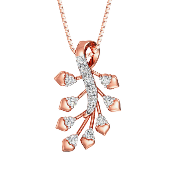 Timber Trellis Moissanite Diamond Pendant