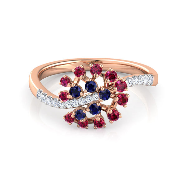 Nishi Dynamic Moissanite Diamond Ring