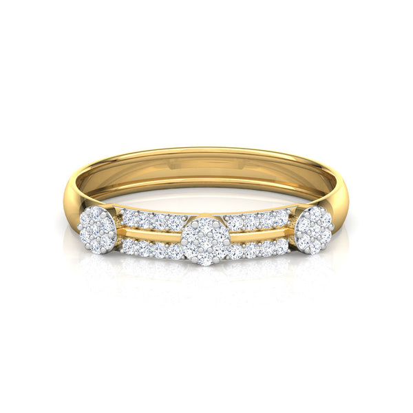 Sia Royal Moissanite Diamond Band Ring