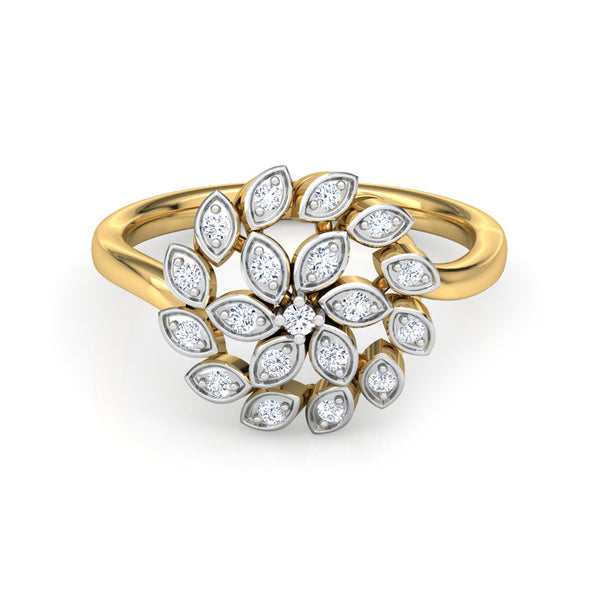 Clarkia Moissanite Diamond Ring