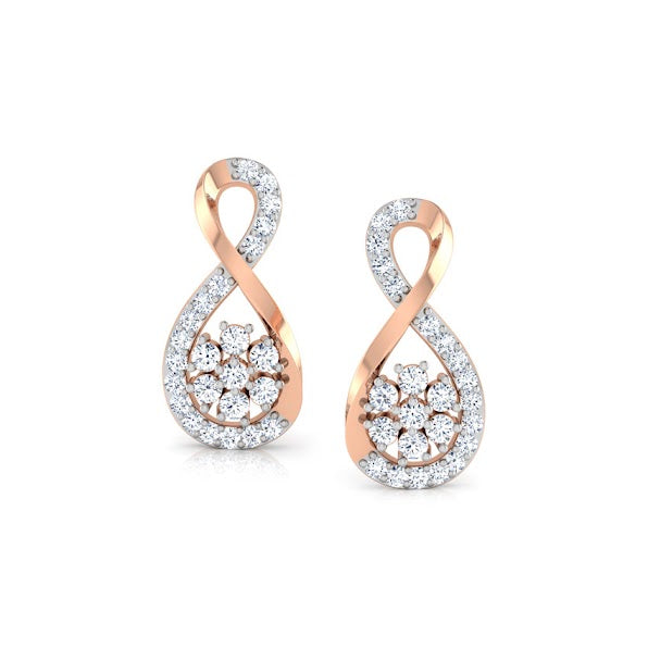 Aadvik Moissanite Diamond Studs Earrings