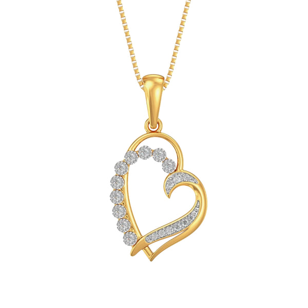 Glorious Heart Moissanite Diamond Casual Pendant