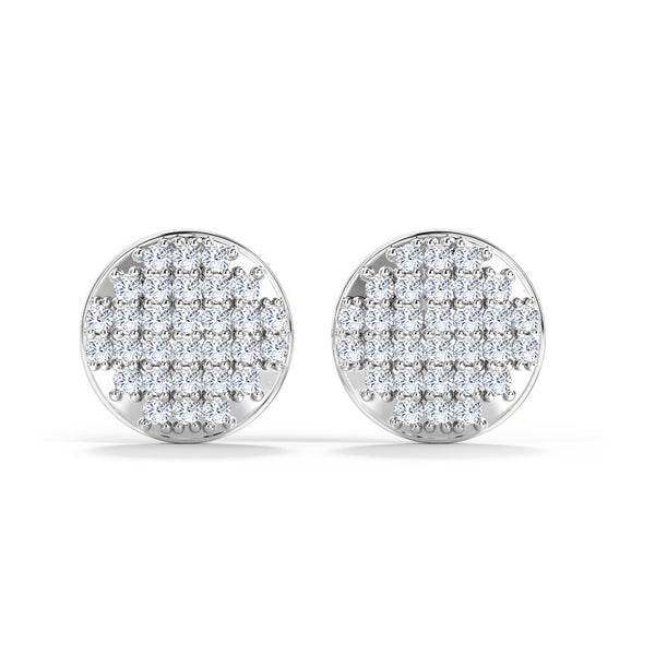 Jeuli Orbit Moissanite Diamond Studs Earrings