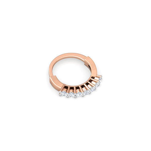 Zimal Moissanite Diamond Nose Ring
