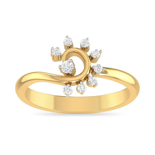 Nedria Moissanite Diamond Ring