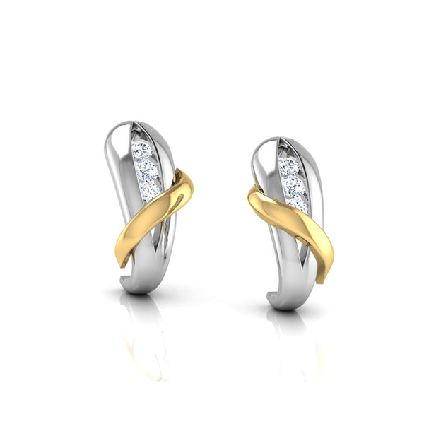 Amani Moissanite Diamond Hoops Earrings