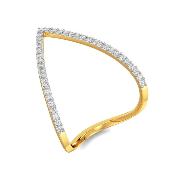 Alphosine Sparkle Moissanite Diamond Fashion Ring