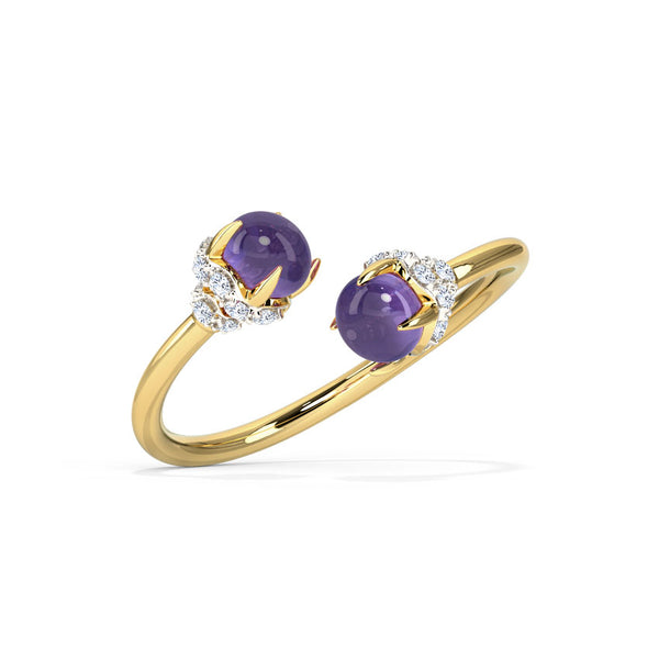 Amoli Moissanite Diamond Ring