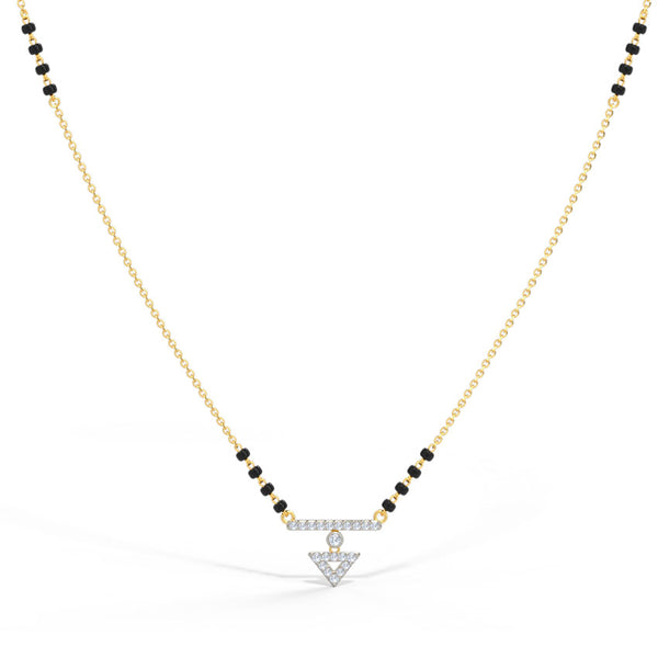 Pihu Moissanite Diamond Mangalsutra