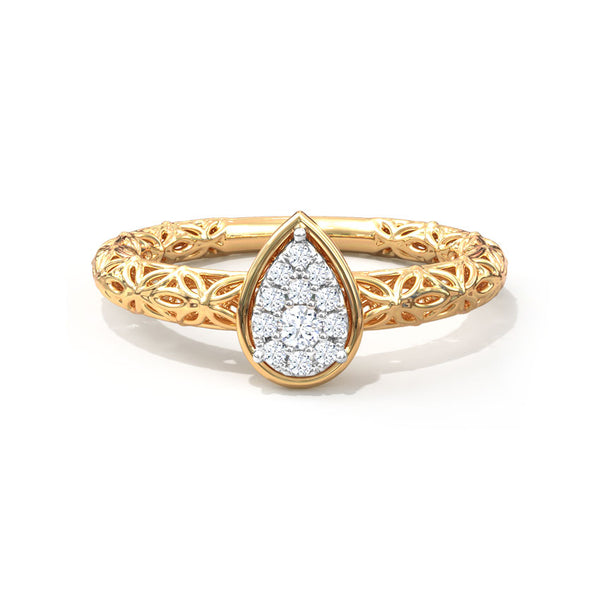 Apres Mesh Moissanite Diamond Ring