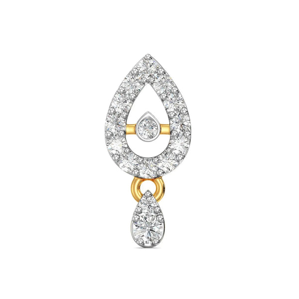 Arvalis Teardrop Moissanite Diamond Nosepin