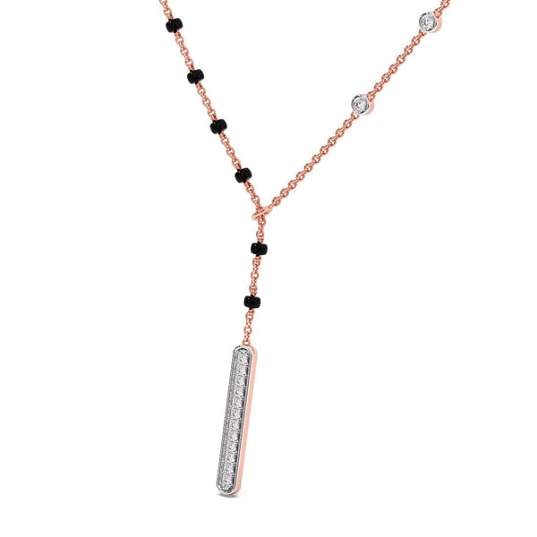 Tvarita Stylish Moissanite Diamond Mangalsutra