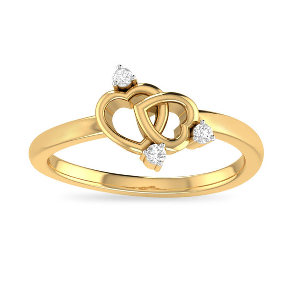 Ravishing Water Lily Moissanite Diamond Ring
