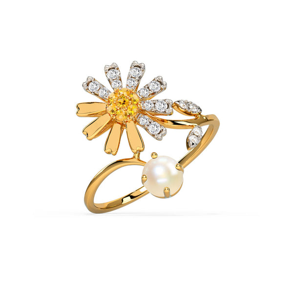 Margaret Blossom Moissanite Diamond Ring
