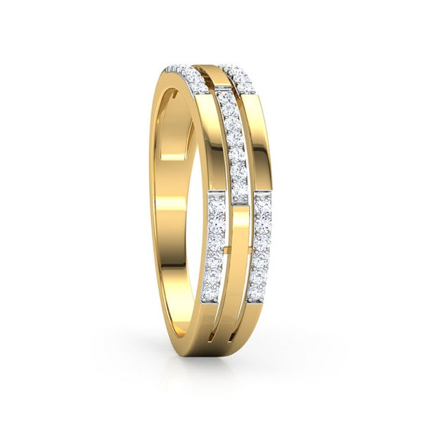 Ethereal Moissanite Diamond Band Ring