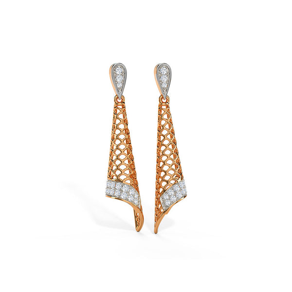 Jeeya Moissanite Diamond Drops Earrings