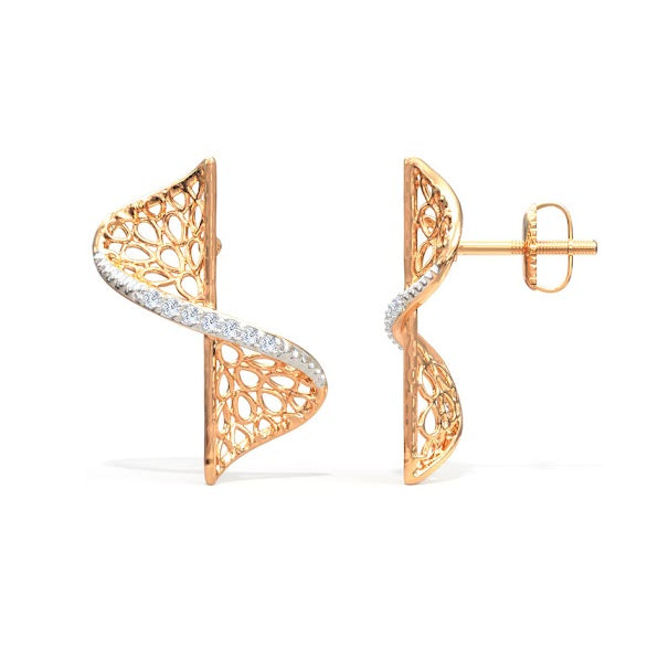 Acciai Moissanite Diamond Studs Earrings