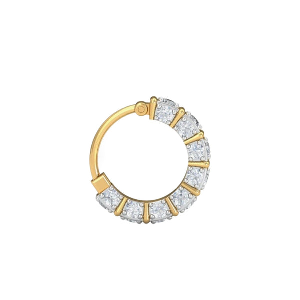 Nasrin Moissanite Diamond Nose Ring