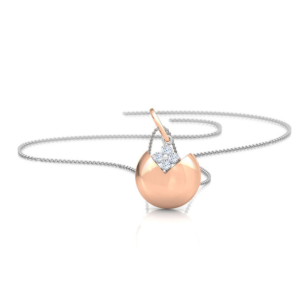 Alizee Amethyst Moissanite Diamond Pendant