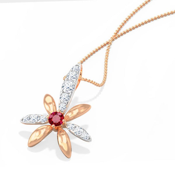 Zinnia Moissanite Diamond Casual Pendant