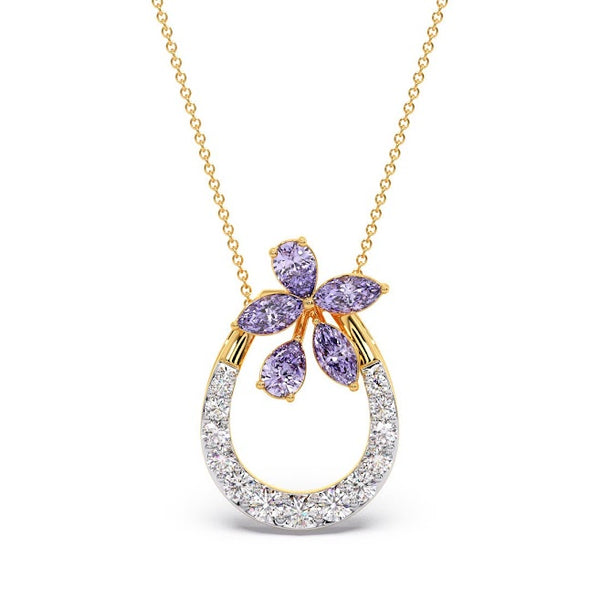 Alienor Moissanite Diamond Pendant