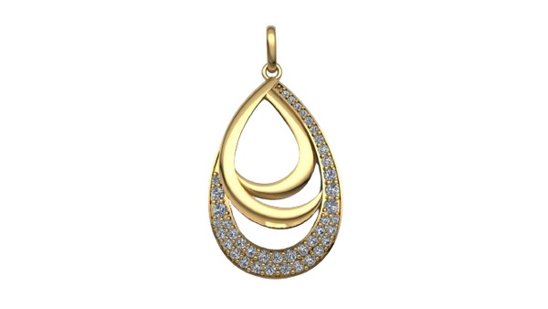 Layla Glamorous Moissanite Diamond Pendant