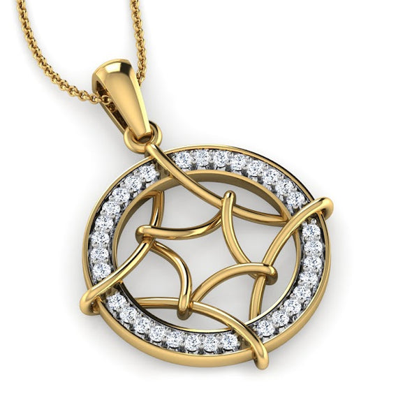 Zoey Loop Moissanite Diamond Casual Pendant