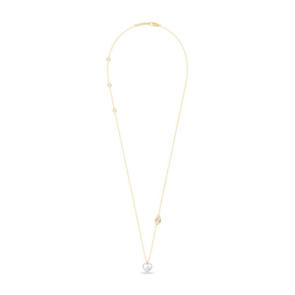 Heart Eye Moissanite Diamond Necklace