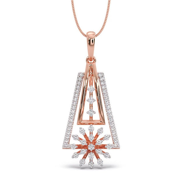Jeremie Flora Moissanite Diamond Pendant