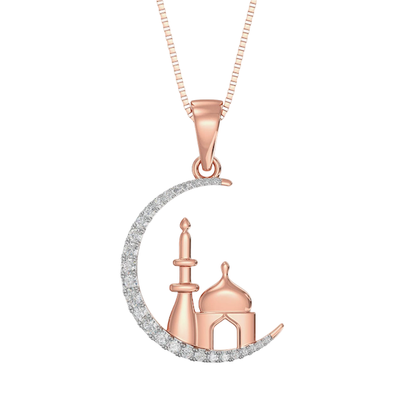 Minaret Moissanite Diamond Pendant