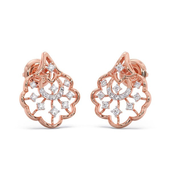 Noemie Moissanite Diamond Stud Earrings