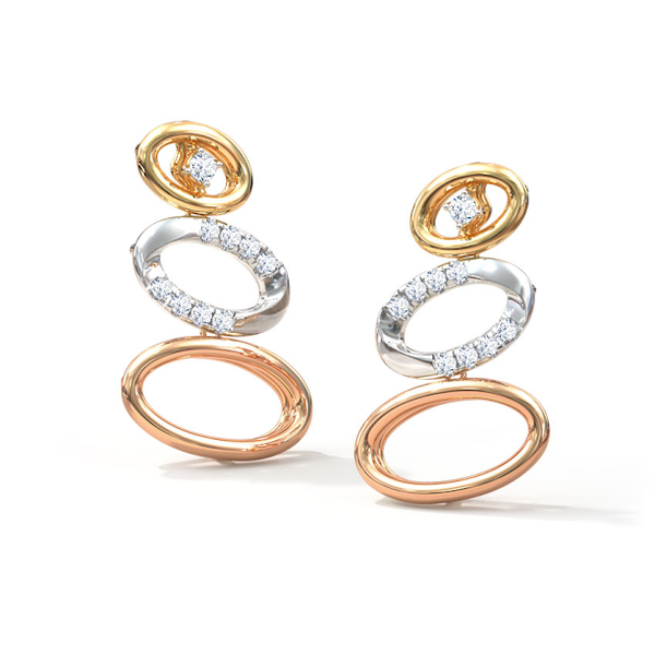 Helena Moissanite Diamond Drops Earrings
