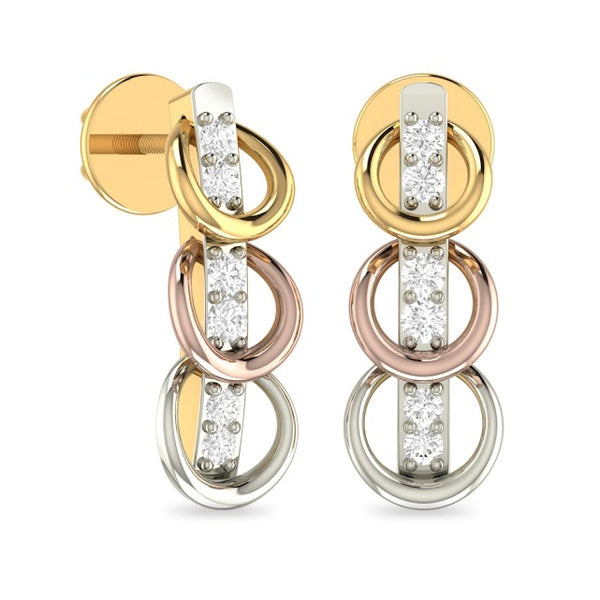 Marisol Moissanite Diamond Studs Earrings