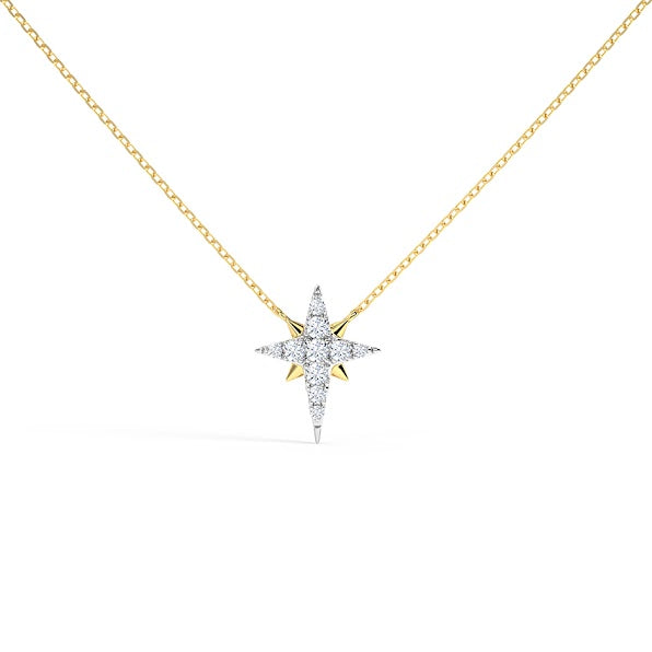 Estrella Moissanite Diamond Necklace