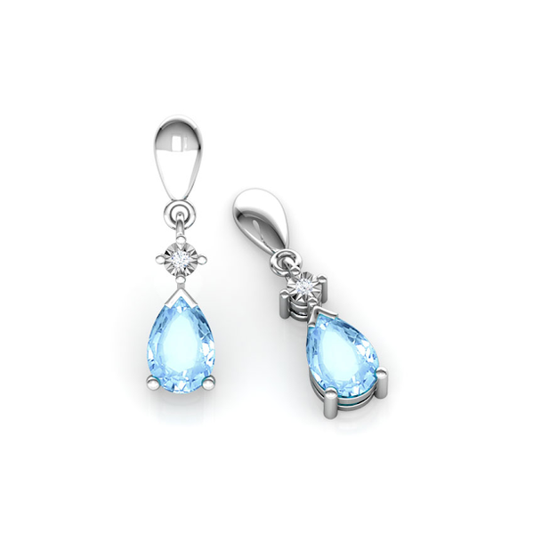 Harsha Topaz Moissanite Diamond Drops Ear Cuff