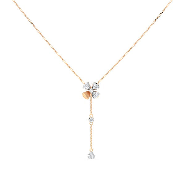 Starla Lariat Moissanite Diamond Necklace