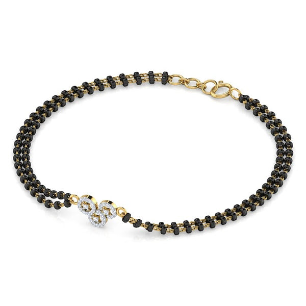Shambhavi Moissanite Diamond Mangalsutra Cum Bracelet
