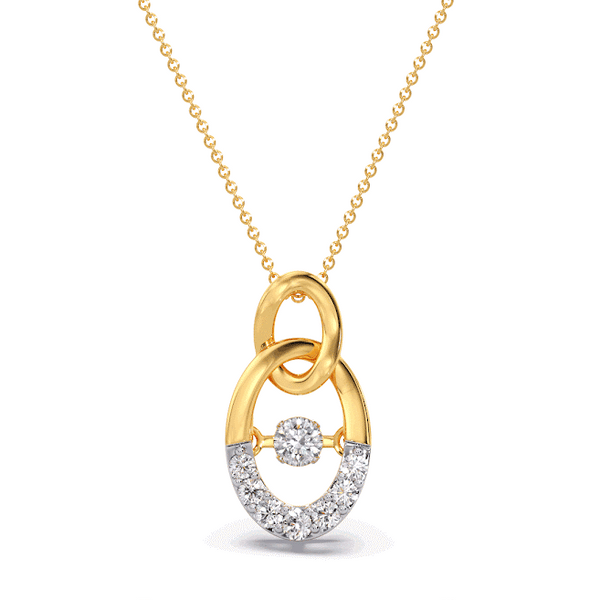 Oyuka Sparkle Moissanite Diamond Pendant