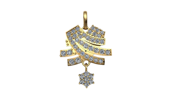 Ciara Moissanite Diamond Pendant