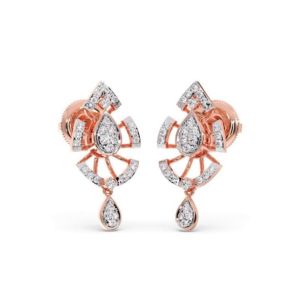Veronique Moissanite Diamond Stud Earrings