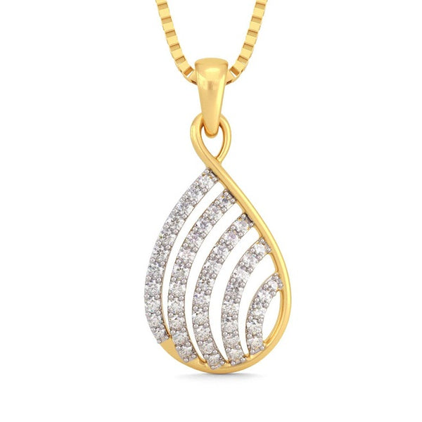 Glister Drop Moissanite Diamond Casual Pendant