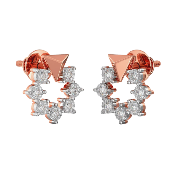 Alyona Moissanite Diamond Studs Earrings